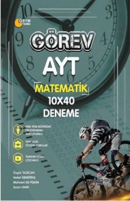 YKS Görev AYT Matematik Deneme 10X40 Video Çözümlü - Özgür Tazecan kitap kapağı