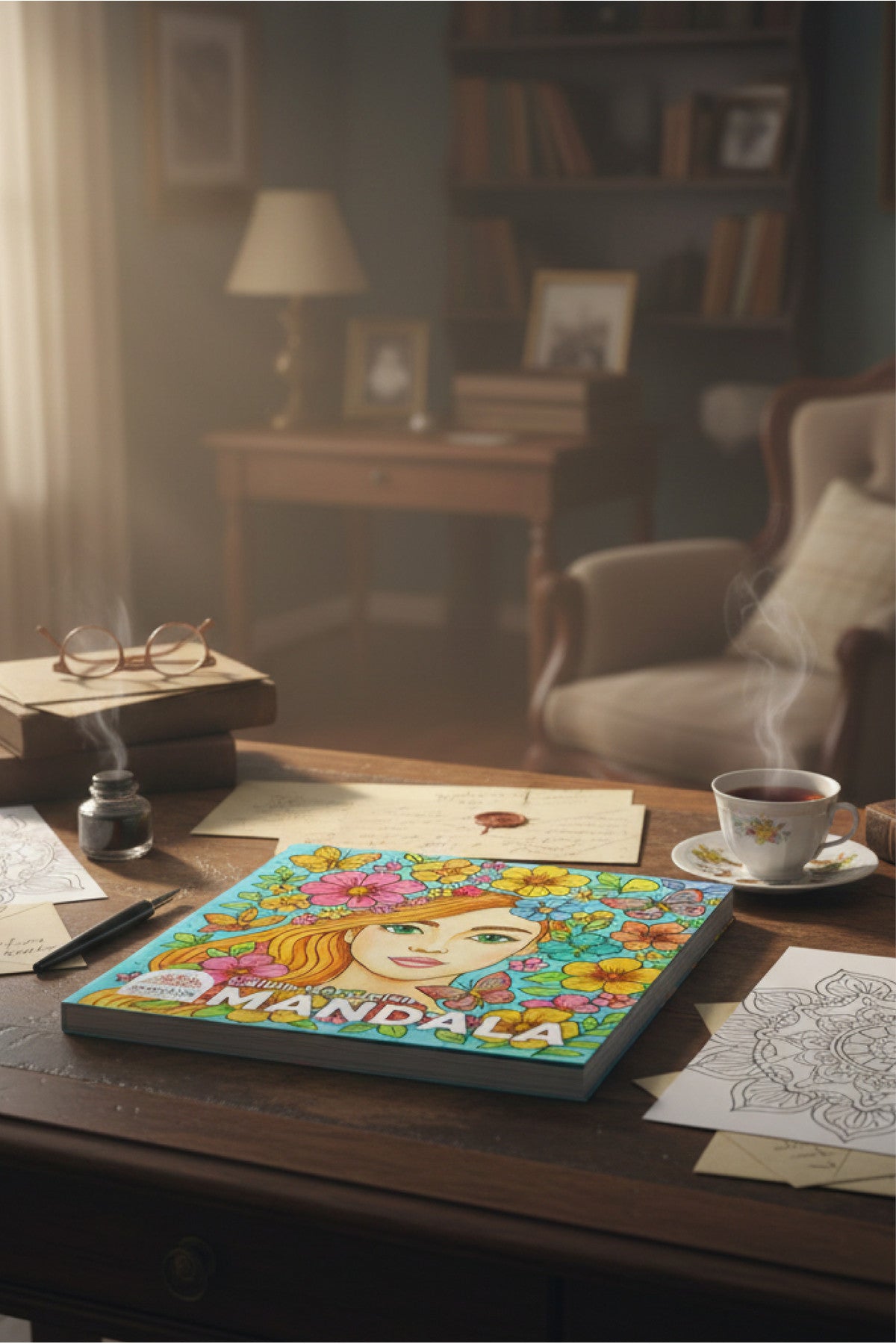 Art Terapi Mandala Yayınları Mandala Yetişkinler İçin Boyama Kitabı kitap kapağı
