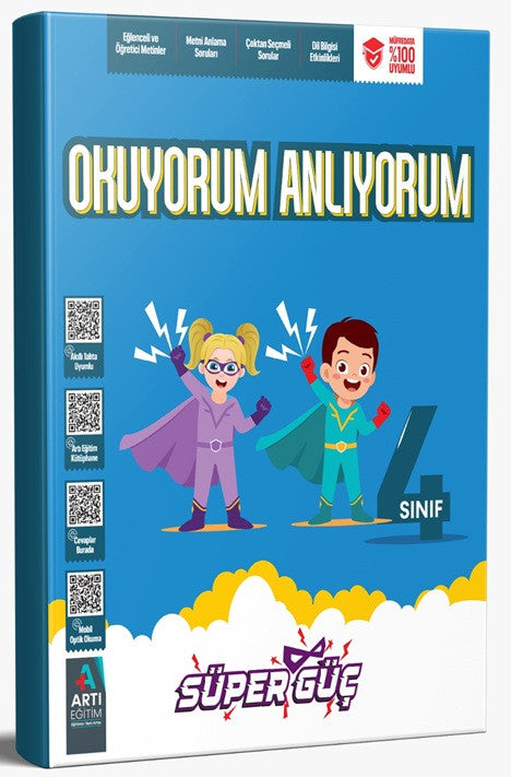Artı Eğitim 2025 4. Sınıf Okuyorum Anlıyorum kitap kapağı