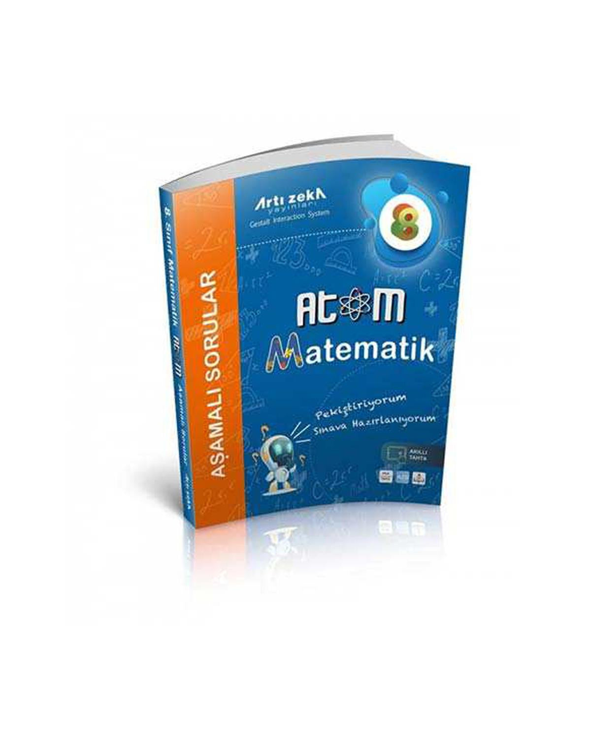 Artı Zeka Yayınları 8. Sınıf Lgs Matematik Aşamalı Soru Bankası 0922 kitap kapağı
