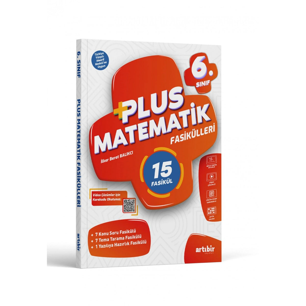 Artıbir Yayınları 6 Sınıf Plus Matematik 15 Fasikülleri kitap kapağı