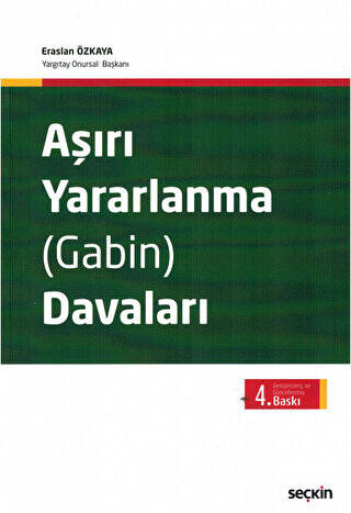 Aşırı Yararlanma Gabin Davaları - Eraslan Özkaya kitap kapağı