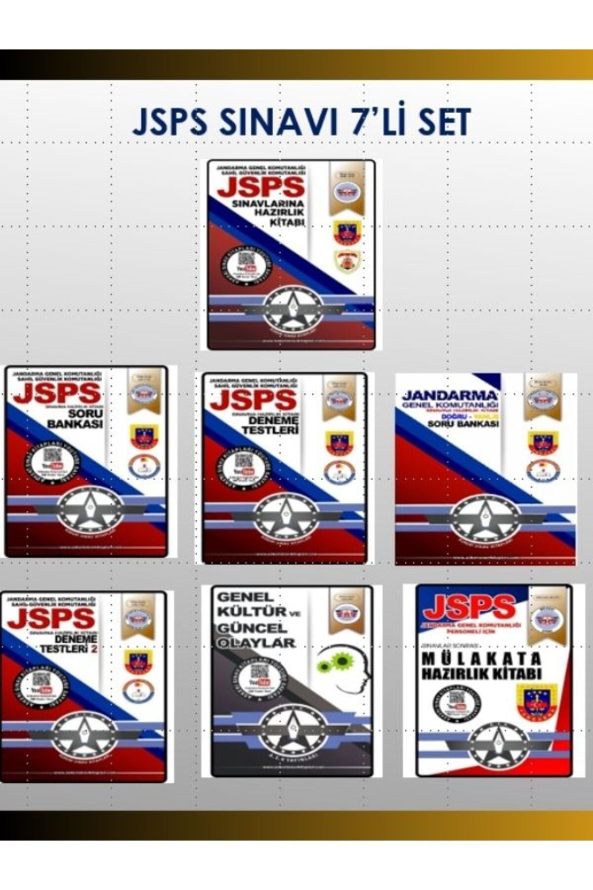 JSPS Sınavına Hazırlık 7’Li Set kitap kapağı