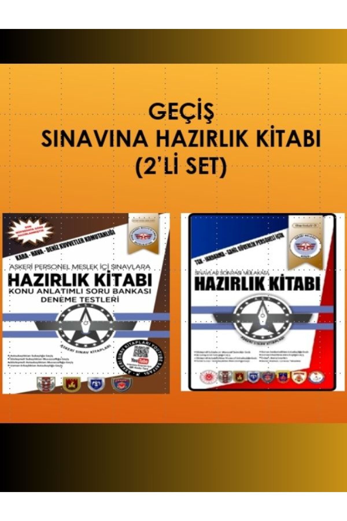Askeri Sınav Kitapları Astsubaylıktan Subaylığa Geçiş Sınavına İçin Hazırlık Seti (2’Li Set) kitap kapağı