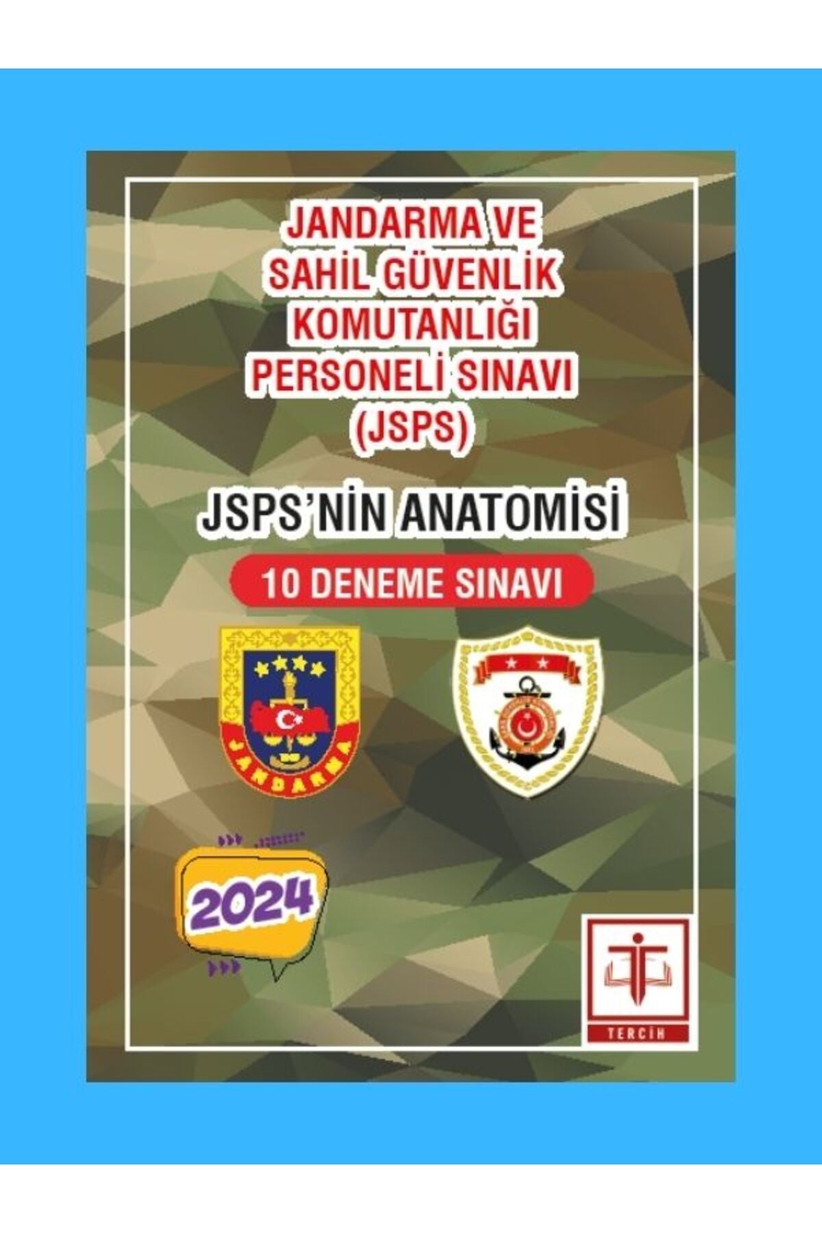 Askeri Sınav Kitapları Jsps’Nin Anatomisi 10 Deneme Sınavı kitap kapağı