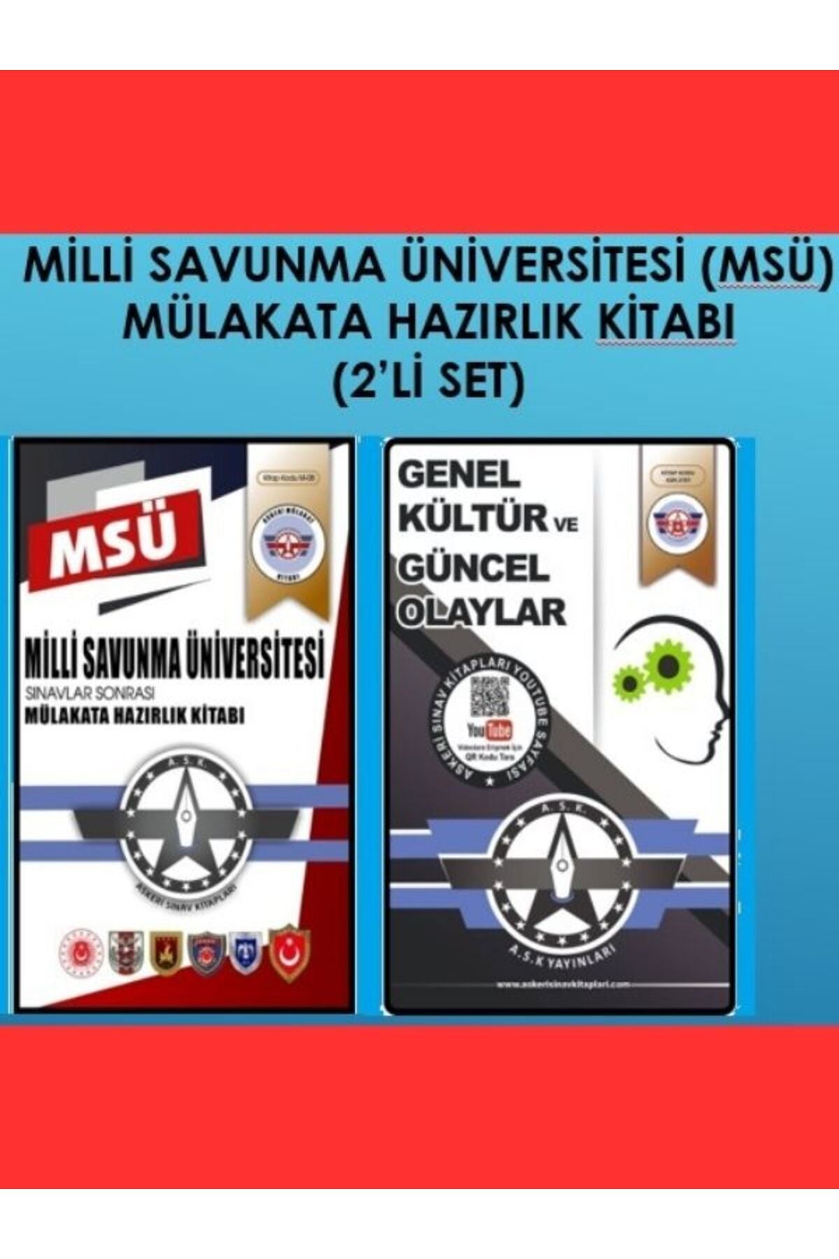 Askeri Sınav Kitapları Msü Mülakata Hazırlık Kitabı (2’Li Set) kitap kapağı
