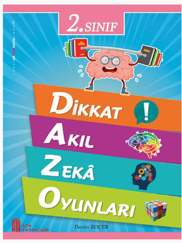 Ata Yayıncılık 2. Sınıf Dikkat Akıl Zeka Oyunları - Kolektif kitap kapağı