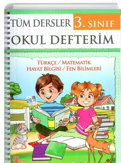 Ata Yayıncılık 3. Sınıf Tüm Dersler Okul Defterim - Komisyon kitap kapağı