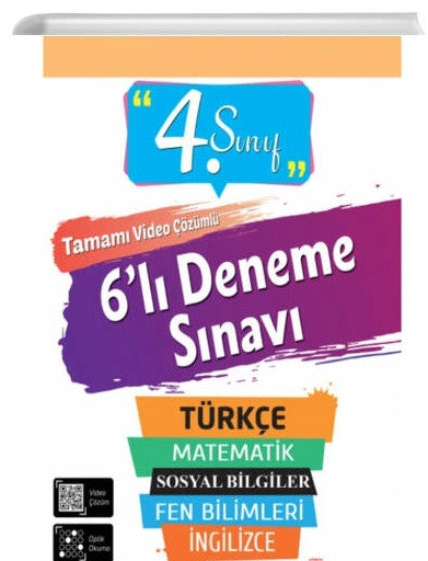 Ata Yayınları 4. Sınıf 6 Deneme Sınavı - Komisyon kitap kapağı