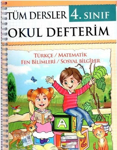 Ata Yayınları 4.Sınıf Tüm Dersler Okul Defterim - Komisyon kitap kapağı