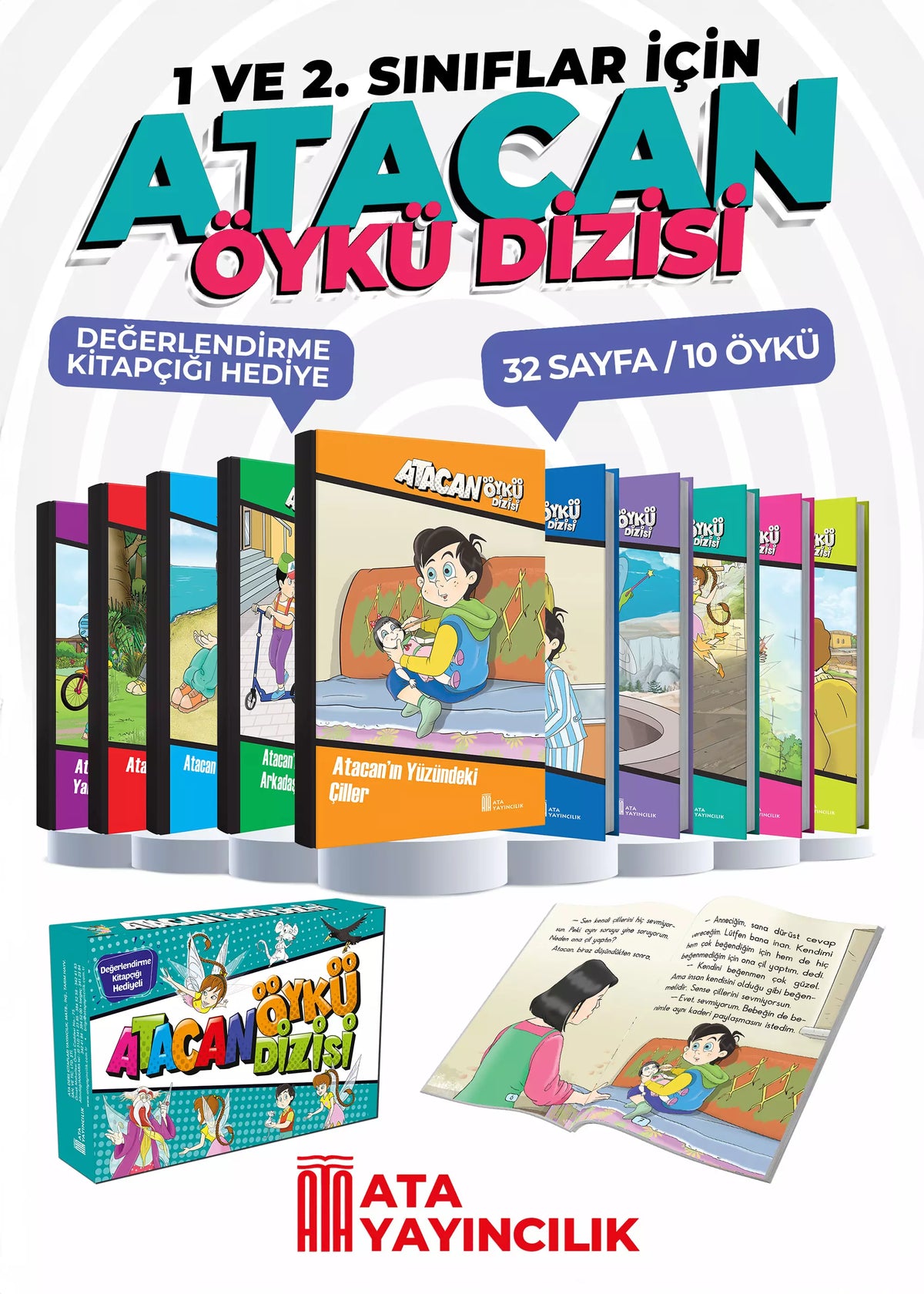 Atacan Öykü Dizisi (1 ve 2. Sınıflar) kitap kapağı