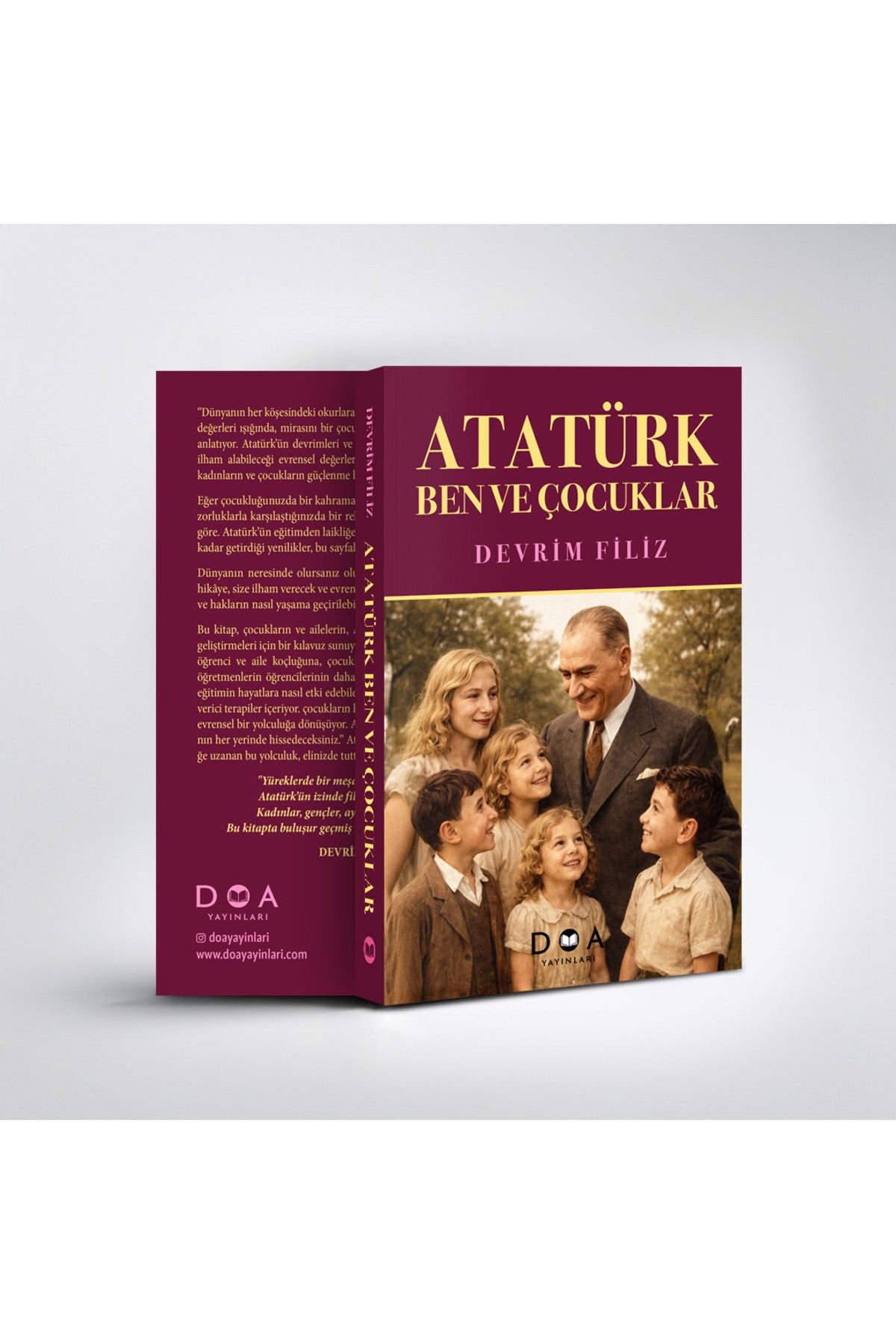 Atatürk, Ben ve Çocuklar - Devrim Filiz kitap kapağı