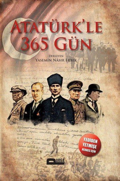 Atatürk'le 365 Gün - Yasemin Nasır Erbek kitap kapağı