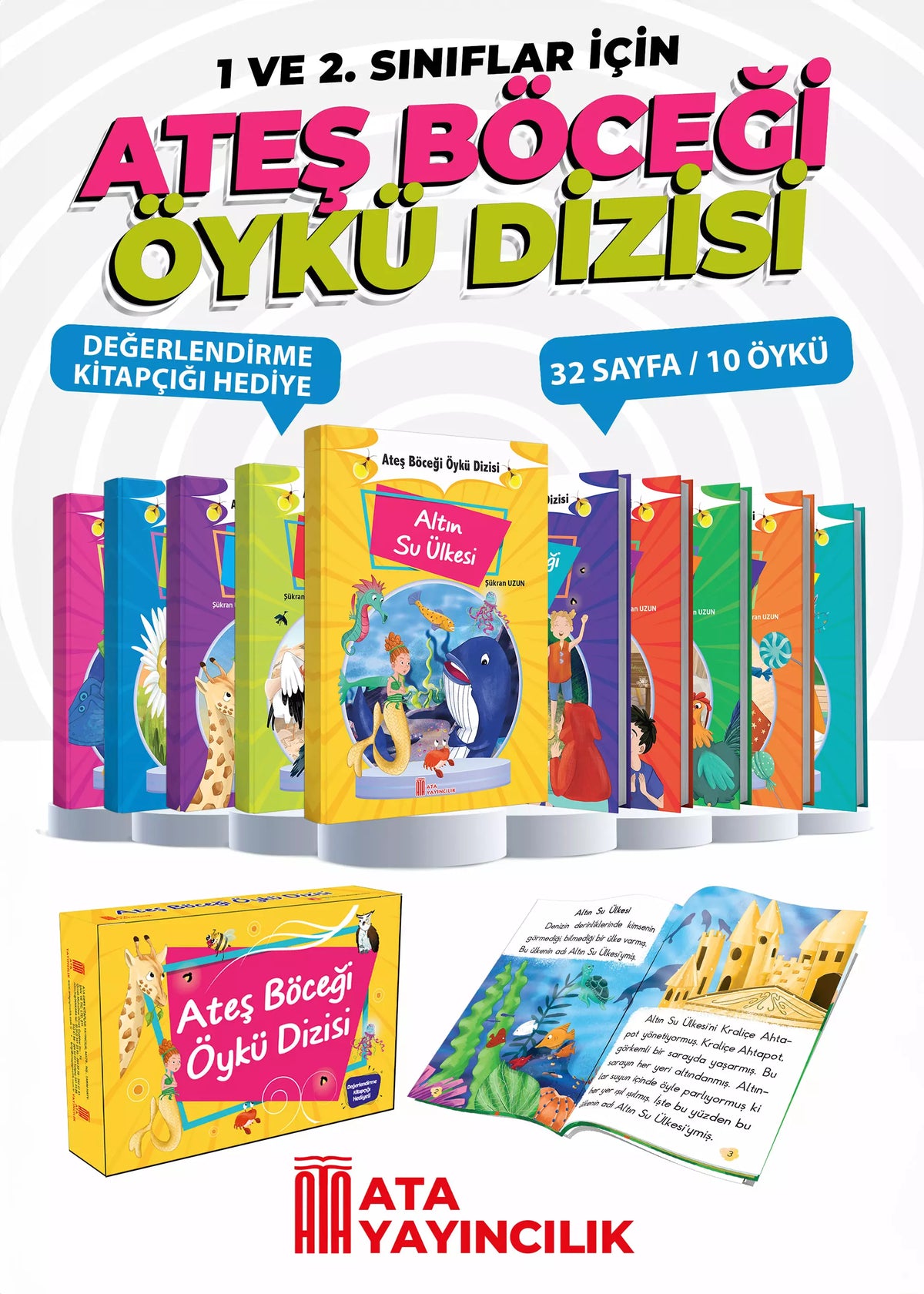 Ateş Böceği Öykü Dizisi (1 ve 2. Sınıflar) kitap kapağı