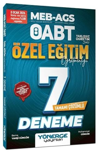 ÖABT MEB-AGS Özel Eğitim Öğretmenliği 7 Deneme