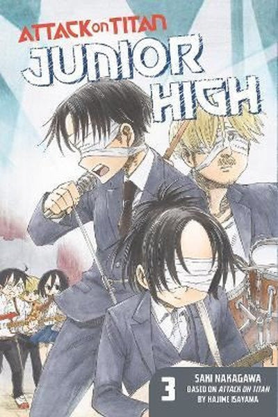 Attack On Titan: Junior High 3 - Hajime İsayama kitap kapağı