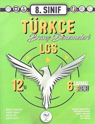 2023 8.Sınıf LGS Türkçe 12'li Deneme - Kolektif kitap kapağı