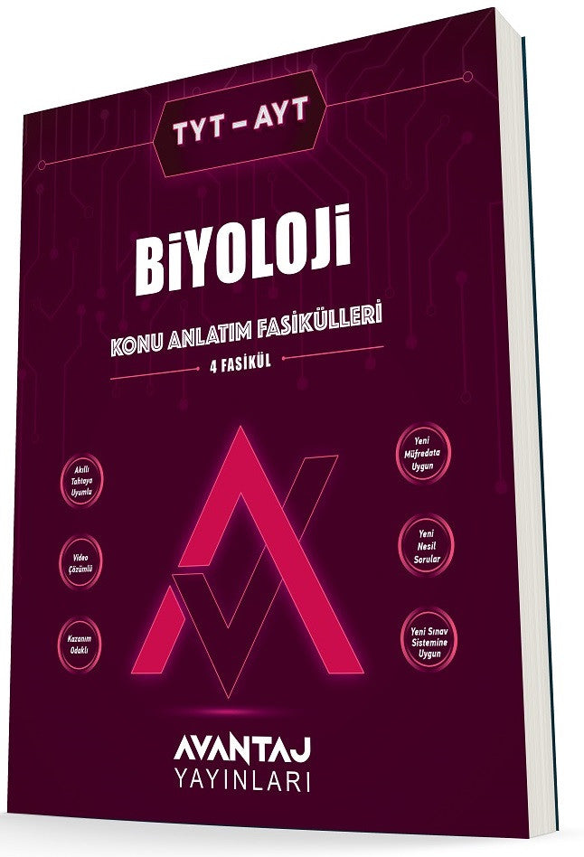 Avantaj Tyt Ayt Biyoloji Konu Anlatım Fasikülleri 2023 kitap kapağı