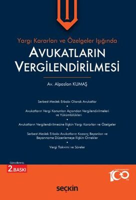Avukatların Vergilendirilmesi - Alpaslan Kumaş kitap kapağı