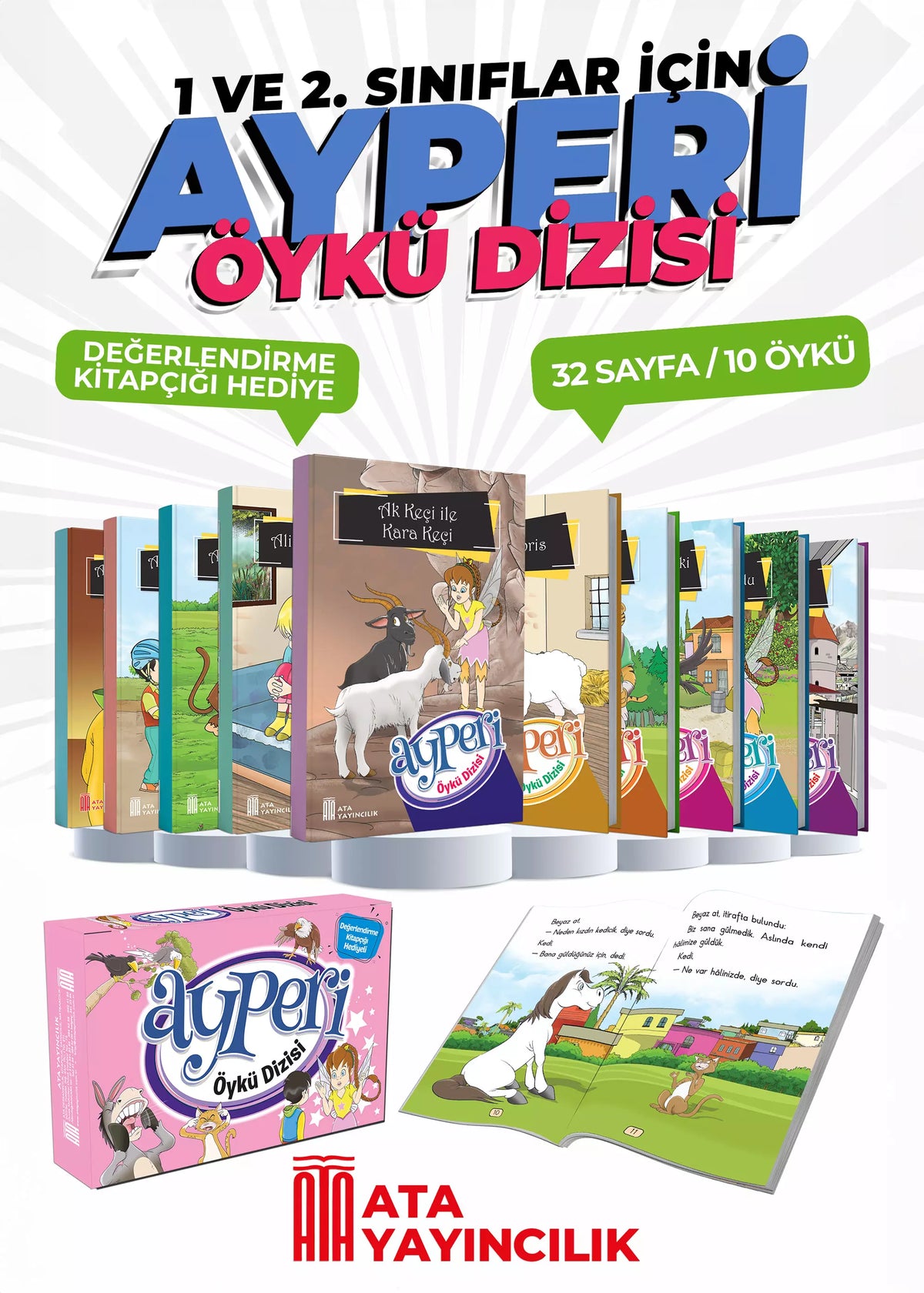 Ay Peri Öykü Dizisi ( 1 ve 2. Sınıflar ) kitap kapağı