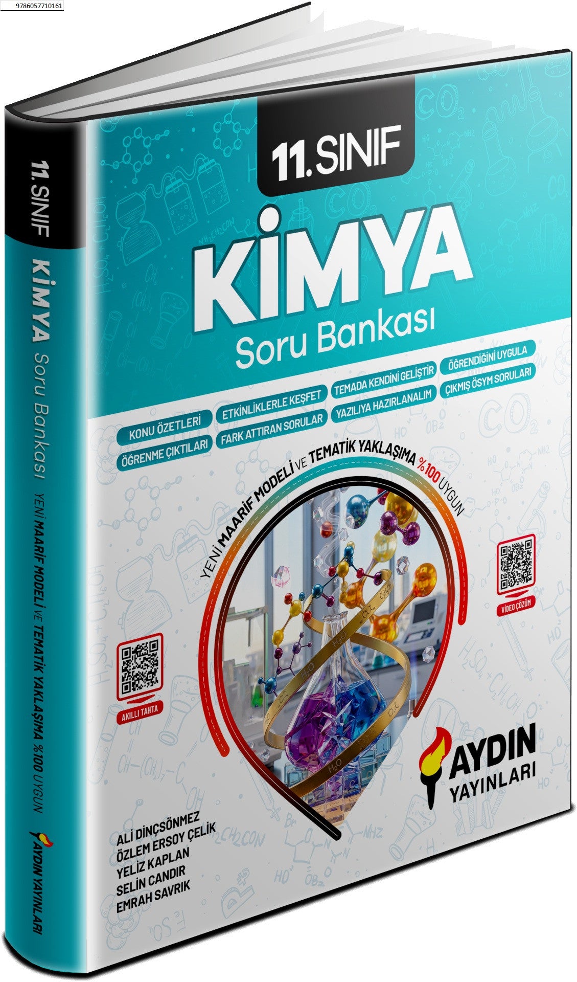 Aydın 2027 11. Sınıf Kimya Konu Özetli Soru Bankası Maarif Model kitap kapağı