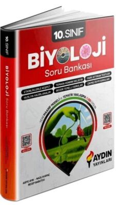 Aydın 2026 10. Sınıf Biyoloji Soru Bankası - Kolektif kitap kapağı
