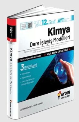 12. Sınıf Aydın Kimya Ders İşleyiş Modülleri - Ali Dinçsönmez kitap kapağı