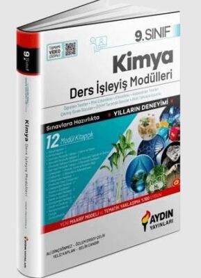 Aydın 2026 9. Sınıf Kimya Ders İşleyiş Modülleri - Ali Dinçsönmez kitap kapağı