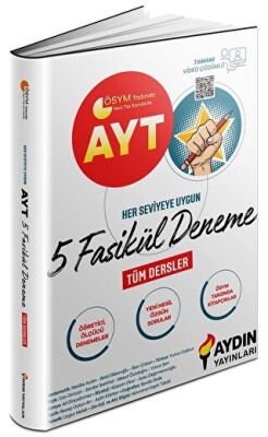 YKS AYT 5 Fasikül Deneme Video Çözümlü - Kolektif kitap kapağı