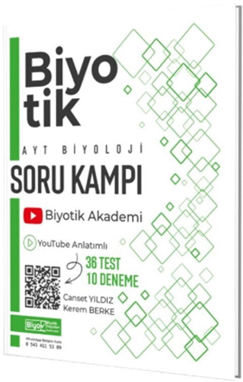 AYT Biyoloji Soru Kampı Biyotik Yayınları kitap kapağı