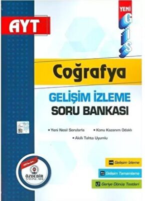Özdebir Yayınları AYT Coğrafya GİS Gelişim İzleme Soru Bankası - Kolektif kitap kapağı