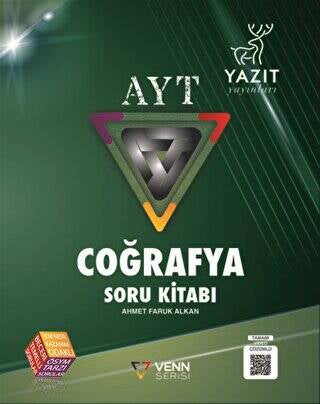 AYT Coğrafya Venn Serisi Soru Kitabı - Ahmet Faruk Alkan kitap kapağı