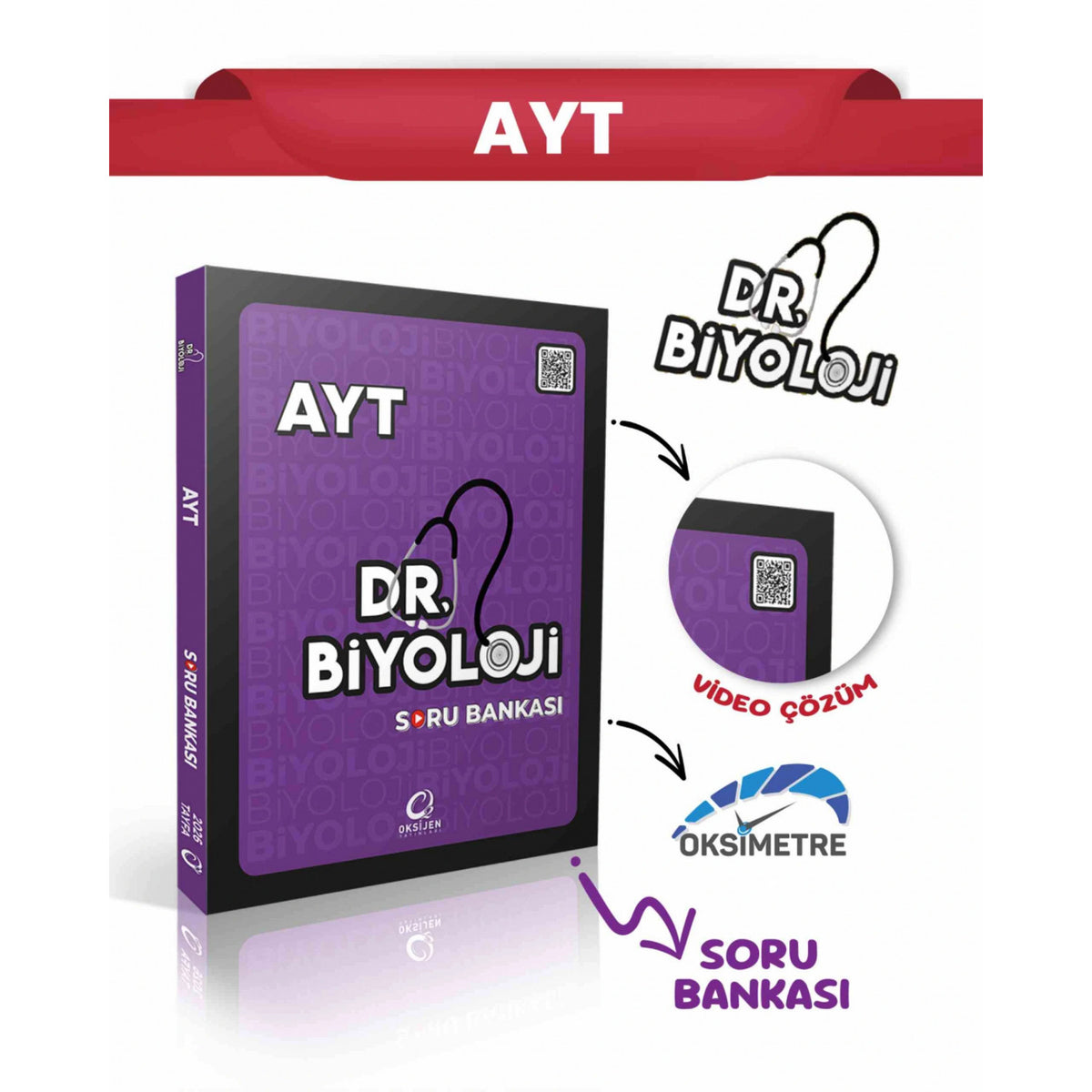 Ayt Dr. Biyoloji Soru Bankası kitap kapağı