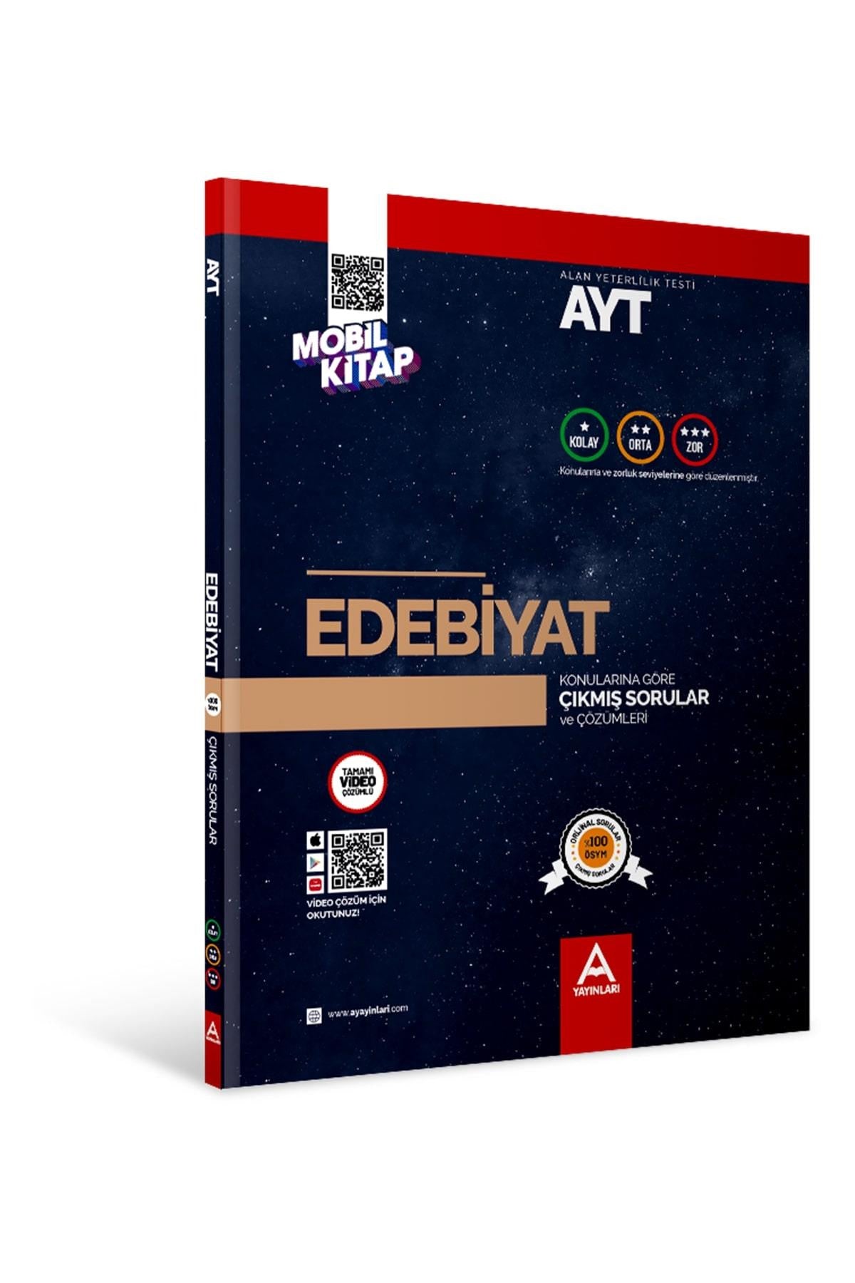 AYT Edebiyat Konularına Ve Zorluk Derecesine Göre Çıkmış Sorular kitap kapağı