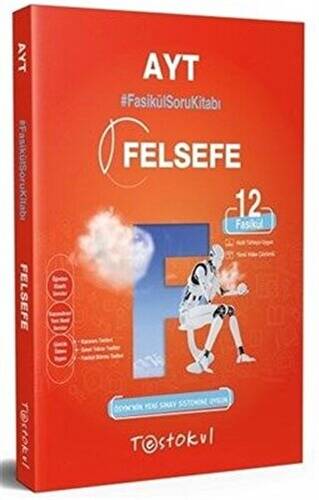 Test Okul Yayınları AYT Fasikül Soru Kitabı 12 Fasikül Felsefe - Kolektif kitap kapağı