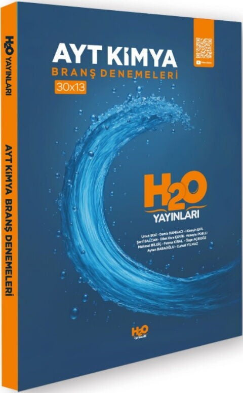 AYT Kimya 30 x 13 Branş Denemeleri H2O Yayınları kitap kapağı