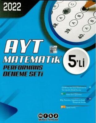 Merkez Yayınları AYT Matematik Performans 5`li Deneme Seti - Kolektif kitap kapağı
