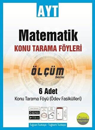 Pano Yayınevi AYT Matematik Tarama Föyleri - Tuğcan Tuzkaya kitap kapağı