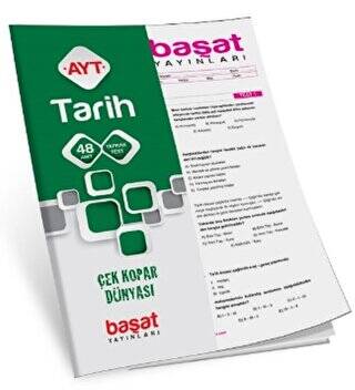 Başat Yayınları AYT Tarih Yaprak Test - Kolektif kitap kapağı