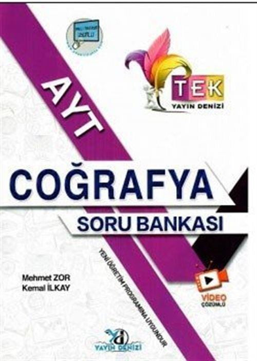 AYT TEK Serisi Coğrafya Soru Bankası kitap kapağı