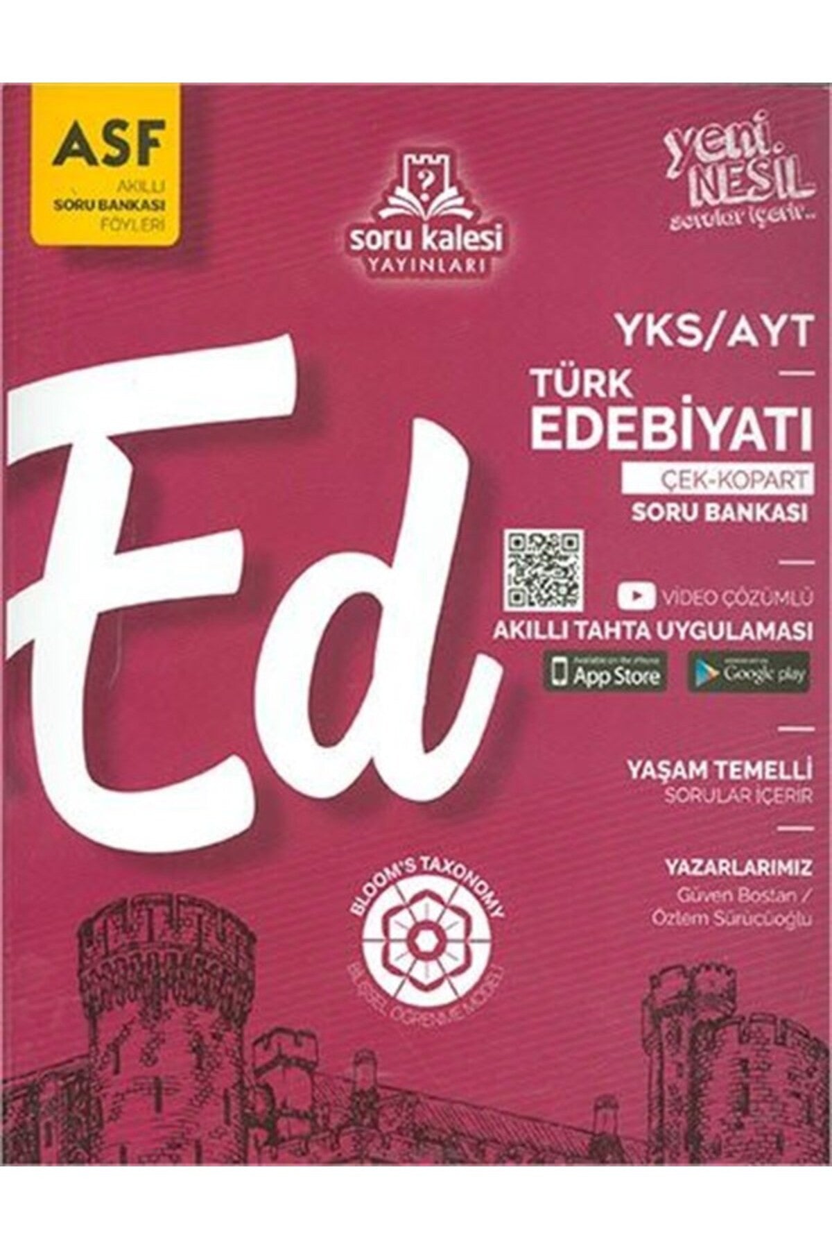Ayt Türk Edebiyatı Çek Kopart Akıllı Soru Bankası Föyü kitap kapağı