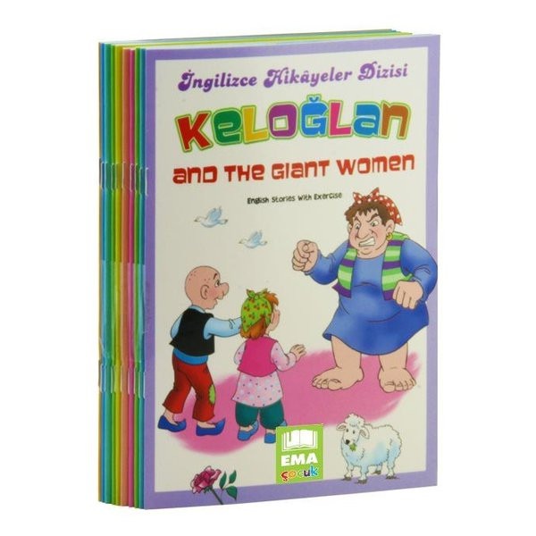 Keloğlan Stories-İngilizce Hikayeler Seti-10 Kitap Takım | Ema Genç