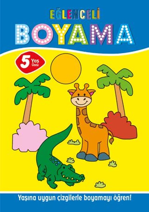 Eğlenceli Boyama - 5 Yaş Üstü 4'lü Pastel Boya Hediyeli