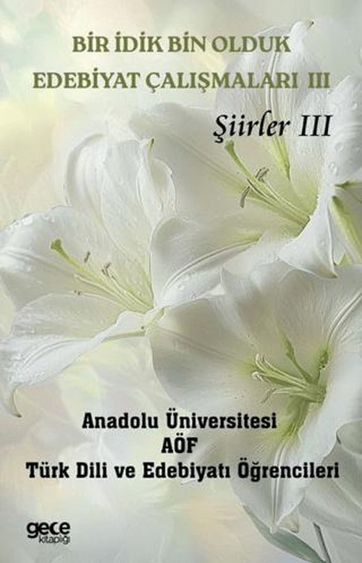 Bir İdik Bin Olduk Edebiyat Çalışmaları III - Şiirler III