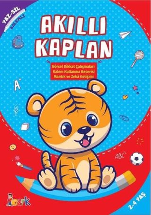 Akıllı Kaplan - Yaz-Sil Kalemli
