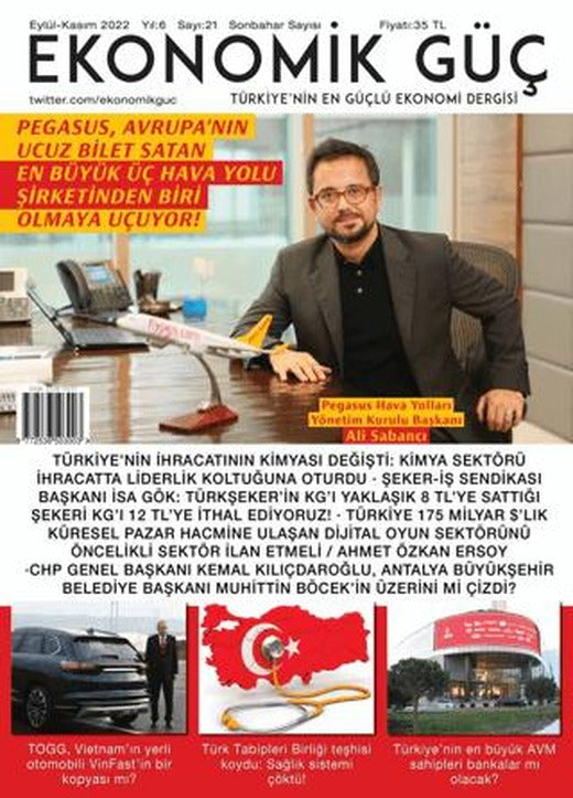 Ekonomik Güç Dergisi Sayı: 21 Eylül - Kasım 2022 | Ekonomik Güç Dergisi (Ciltsiz)