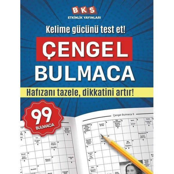 Çengel Bulmaca - 99 Bulmaca | BKS Etkinlik Yayınları (İnce Kapak)