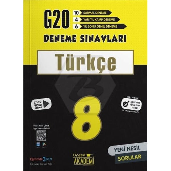 8.Sınıf LGS Türkçe 20'li Deneme Sınavı