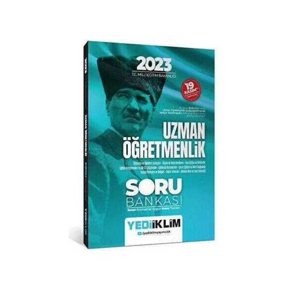 2023 T.C. Millî Eğitim Bakanlığı Uzman Öğretmenlik Soru Bankası | Yediiklim Yayınları (Ciltsiz)