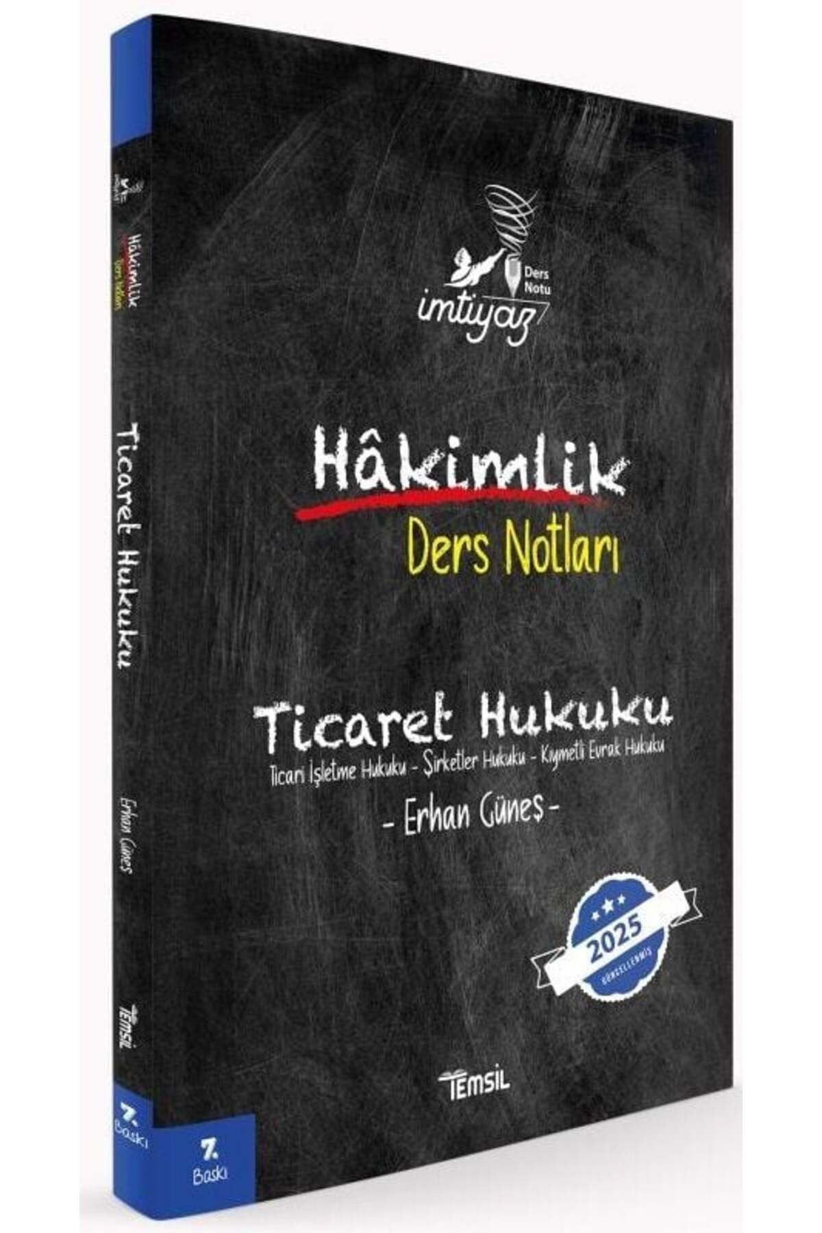 İmtiyaz Ticaret Hukuku Hakimlik Ders Notları | Temsil Kitap (Ciltsiz)